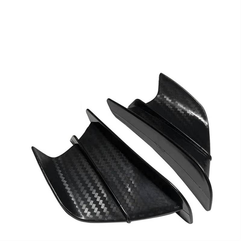 ECVHIPKLG Motorrad Winglet Für Y&AMAHA YZF R1 R25 Für Kawasaki Ninja H2 H2R Für B&MW S1000RR Für H&ONDA H2 ABS Motorrad Winglet Aerodynamische Seite Flügel Fin Spoiler(1) von ECVHIPKLG