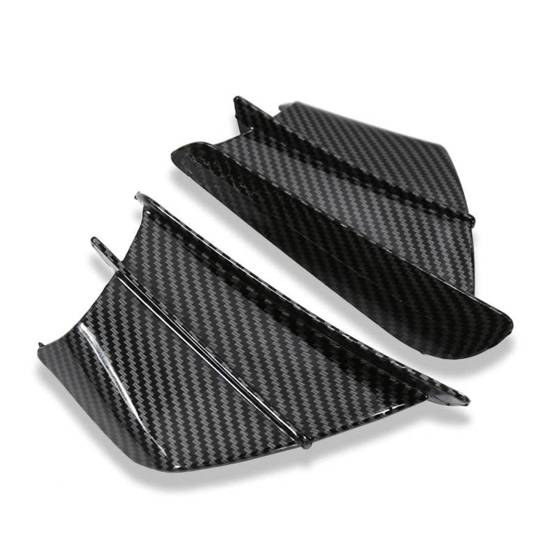 ECVHIPKLG Motorrad Winglet Motorrad Winglet Aerodynamische Flügel Kit Spoiler Für H&ONDA CBR650R CBR650F CBR500R CBR1000RR Für Y&AMAHA BWS RS Jog Joe GP(3) von ECVHIPKLG