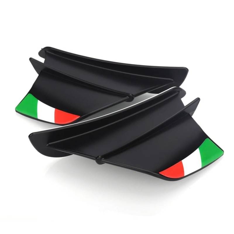 ECVHIPKLG Motorrad Winglet Motorrad Winglet Aerodynamischer Flügelsatz Spoiler Für H&ONDA CBR650R CBR650F CBR500R CBR1000RR(8) von ECVHIPKLG