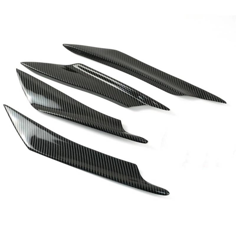 ECVHIPKLG Motorrad Winglet Spoiler Universal Motorrad Winglet Front Flügel Air Deflect Kit Für Y&AMAHA R3 Für Suzuki Für Kawasaki Für H&ONDA H2 Roller(1) von ECVHIPKLG