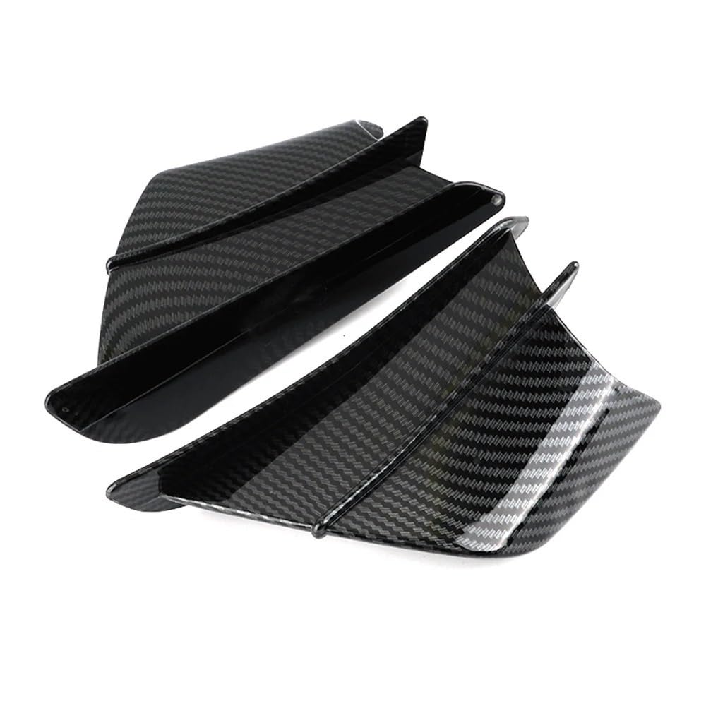 ECVHIPKLG Motorrad Winglet Verkleidung Seite Winglet Aerodynamische Flügel Deflektor Spoiler Für Kawasaki Ninja 650 400 300 250 Ninja250 Ninja400 Ninja650 Ninja300(1) von ECVHIPKLG