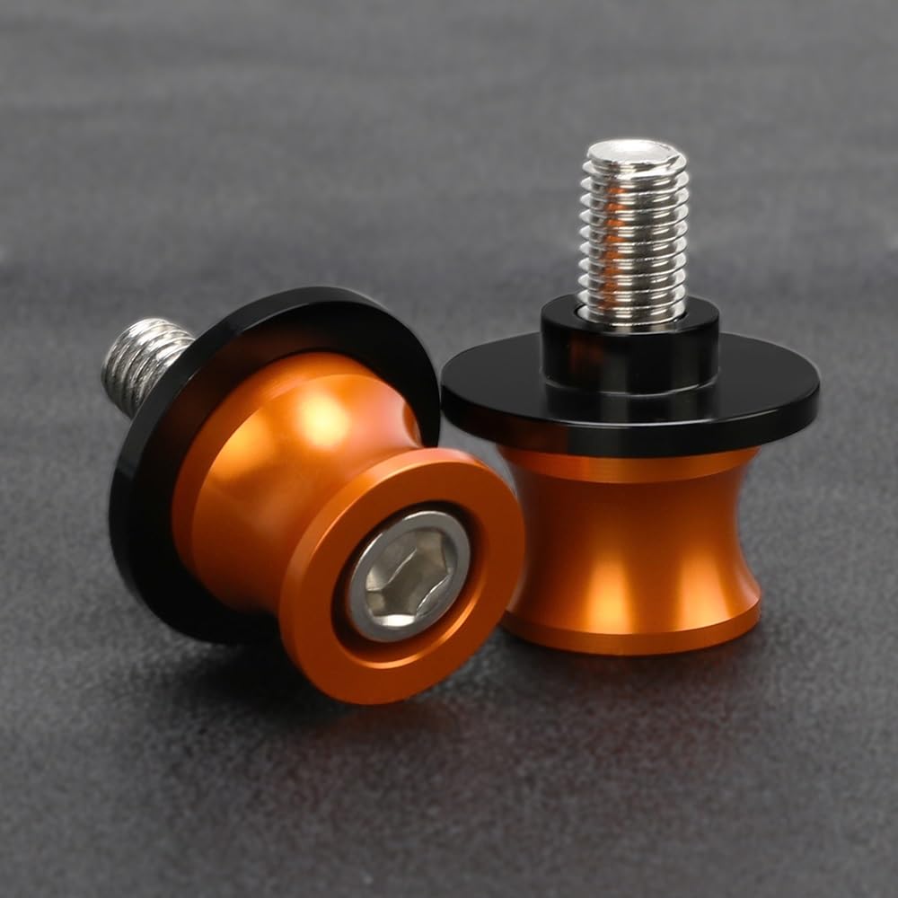 ECVHIPKLG Schwingenadapter Ständer 6 MM Motorrad Zubehör Schwinge Spulen Slider Stand Schrauben FÜR Y&AMAHA TDM850 TDM900 1991-2023 1992 1993 1994(6mm 6) von ECVHIPKLG