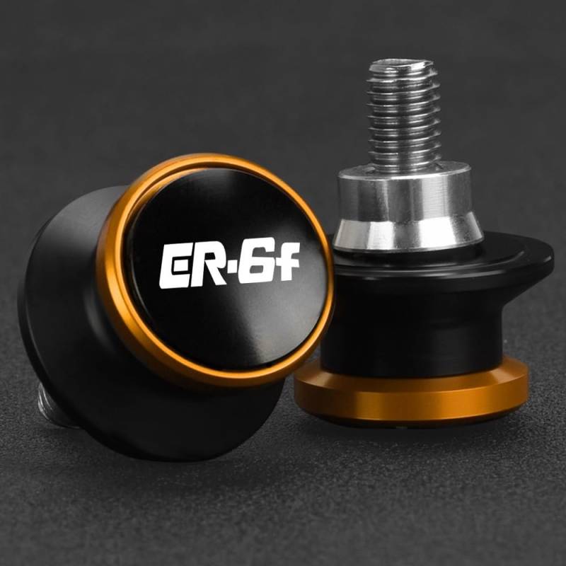 ECVHIPKLG Schwingenadapter Ständer Motorrad 8MM Schwinge Spulen Hinten Ständer Schrauben Sliders FÜR KA&WA&SAKI ER-6F 2009 2010 2011 2012 2013 2014-2017(A8MM 4) von ECVHIPKLG