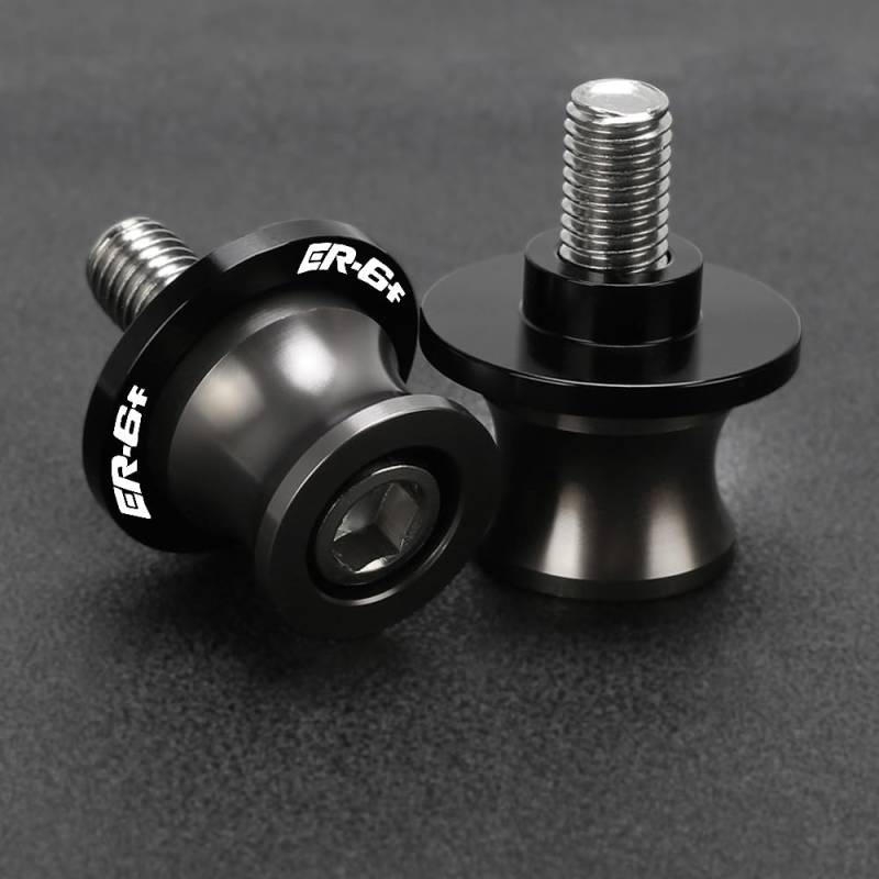 ECVHIPKLG Schwingenadapter Ständer Motorrad 8MM Schwinge Spulen Hinten Ständer Schrauben Sliders FÜR KA&WA&SAKI ER-6F 2009 2010 2011 2012 2013 2014-2017(B8MM 2) von ECVHIPKLG