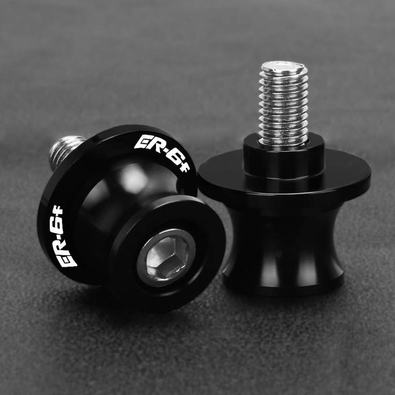 ECVHIPKLG Schwingenadapter Ständer Motorrad 8MM Schwinge Spulen Hinten Ständer Schrauben Sliders FÜR KA&WA&SAKI ER-6F 2009 2010 2011 2012 2013 2014-2017(B8MM 7) von ECVHIPKLG