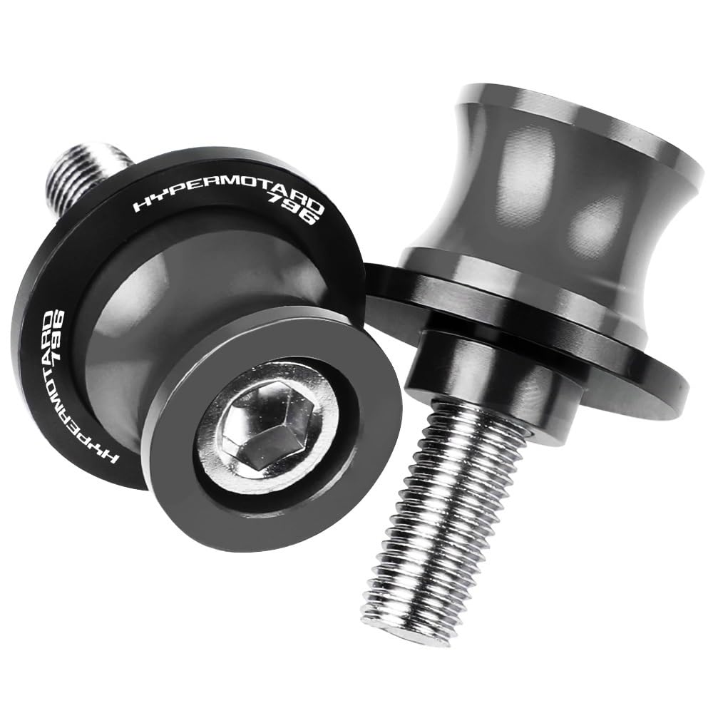 ECVHIPKLG Schwingenadapter Ständer Motorrad 8MM Schwinge Spulen Stand Schrauben Slider Für D&UCATI Hypermotard 796 2010-2020 2019 2018 2017 2016(6MM 22) von ECVHIPKLG