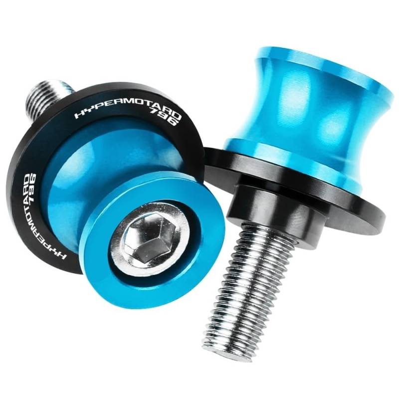 ECVHIPKLG Schwingenadapter Ständer Motorrad 8MM Schwinge Spulen Stand Schrauben Slider Für D&UCATI Hypermotard 796 2010-2020 2019 2018 2017 2016(8MM 10) von ECVHIPKLG