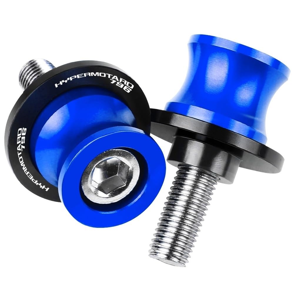 ECVHIPKLG Schwingenadapter Ständer Motorrad 8MM Schwinge Spulen Stand Schrauben Slider Für D&UCATI Hypermotard 796 2010-2020 2019 2018 2017 2016(8MM 2) von ECVHIPKLG