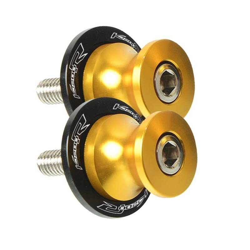 ECVHIPKLG Schwingenadapter Ständer Motorrad Schwinge Spulen Hinten Ständer Schrauben Sliders Zubehör Für B&MW K1200R Sport 2006 2007 2008 2009(8MM-7) von ECVHIPKLG