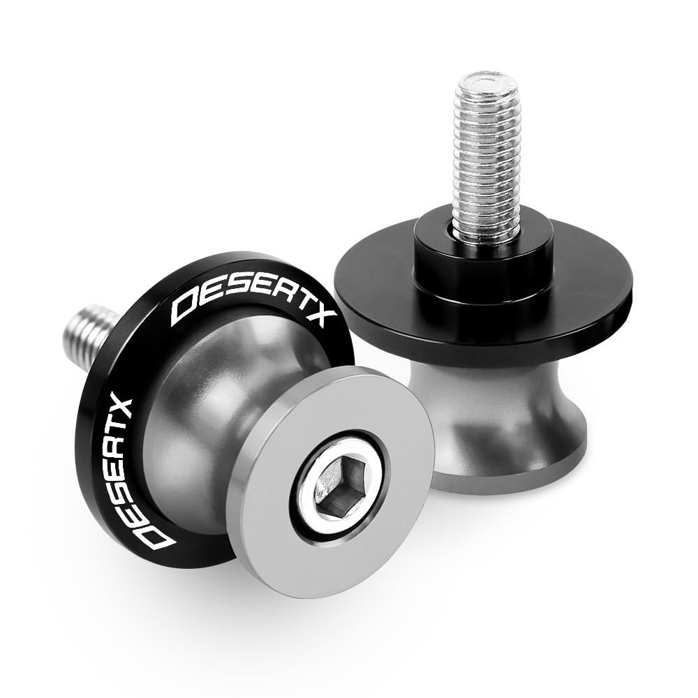 ECVHIPKLG Schwingenadapter Ständer Motorrad Zubehör CNC Aluminium Schwinge Spool Slider M8 Stand Schrauben Für D&UCATI Desert X 2022 2023(10mm/01) von ECVHIPKLG