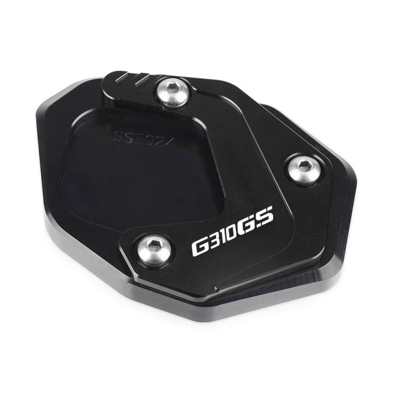 ECVHIPKLG Stand Pad Extension FÜR B&MW G310GS G310 GS G 310 GS 2018 2019 2020 2021 Motorrad Aluminium Seitenständer Vergrößerungsplatte Ständerverlängerungszubehör(20) von ECVHIPKLG