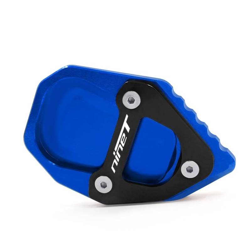 ECVHIPKLG Stand Pad Extension Für B&MW RNINET R NINET Rnine TR Nine T R1200R 2017-2021 Motorrad Fußseitenständer Vergrößerungsplatte Ständerverlängerungspads(Blue) von ECVHIPKLG