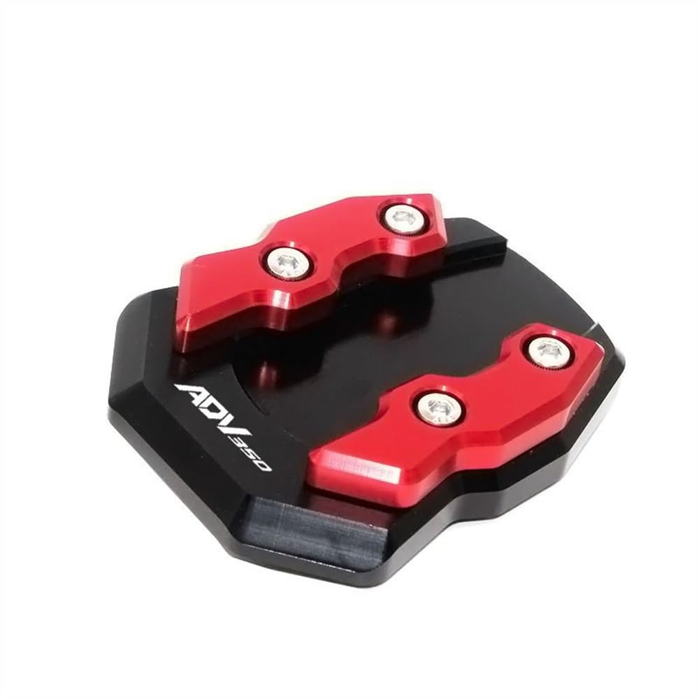 ECVHIPKLG Stand Pad Extension Für H&ONDA ADV350 ADV 350 2021 2022 2023 Motorrad Seite Stehen Pad Platte Ständer Enlarger Unterstützung Verlängerung(1) von ECVHIPKLG