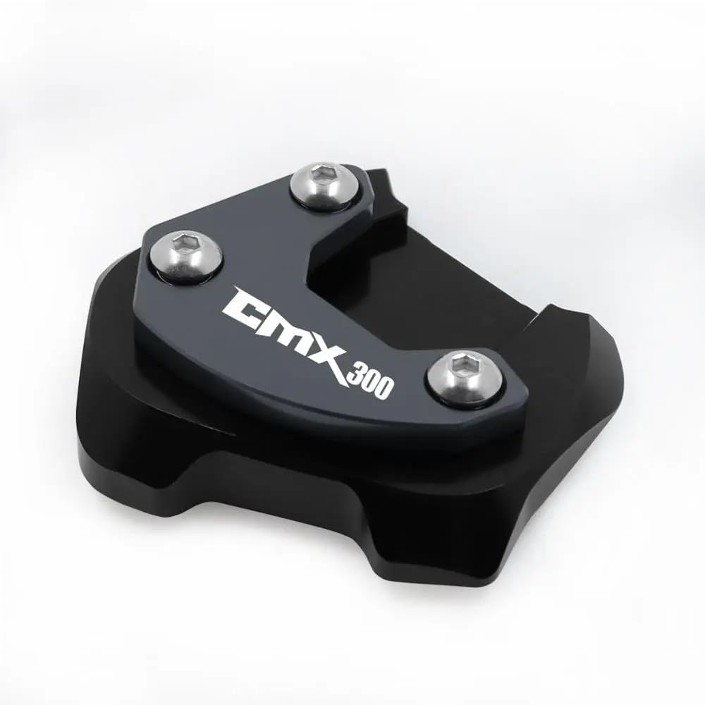 ECVHIPKLG Stand Pad Extension Für H&ONDA Rebel CMX300 CMX500 CMX 300 500 Alle Jahre Motorrad Ständer Verlängerung Fuß Seite Stehen Enlarger Unterstützung Platte Pad(3) von ECVHIPKLG