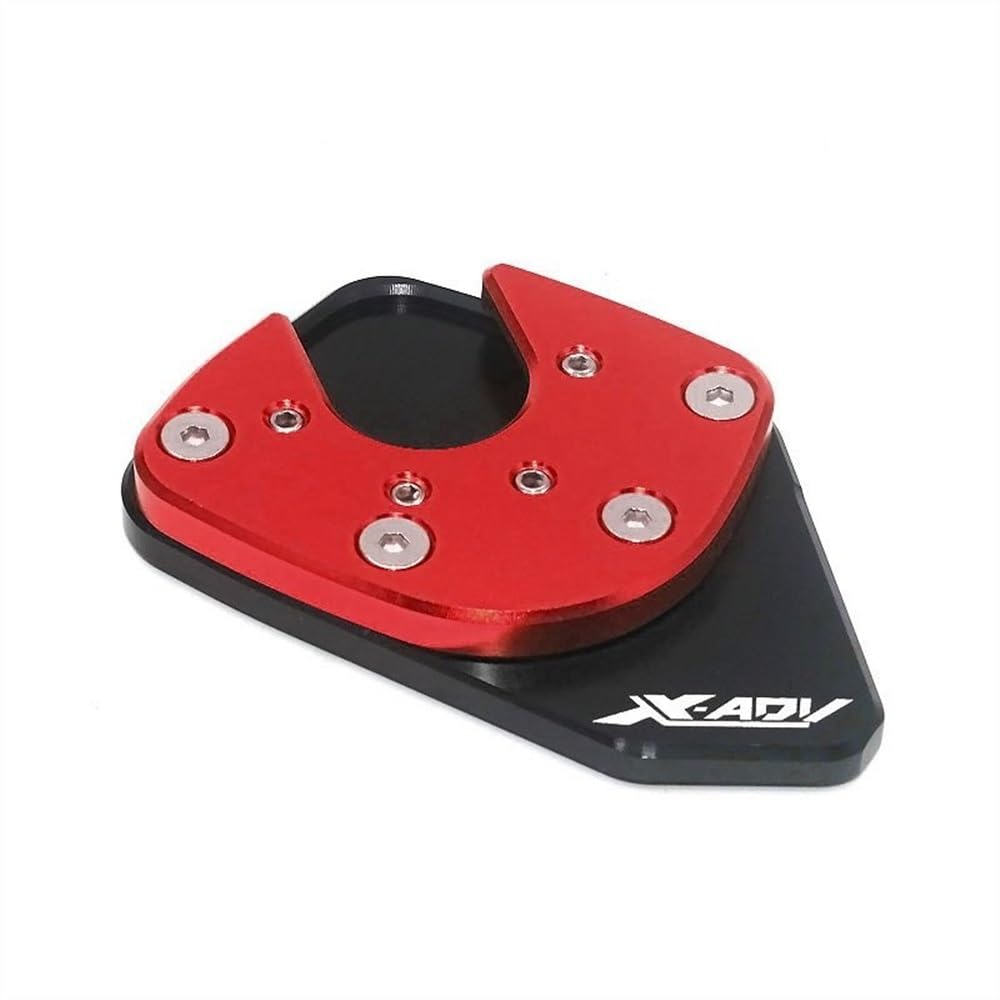 ECVHIPKLG Stand Pad Extension Für H&ONDA X ADV XADV 750 2021 2022 2017 2018 2019 Motorrad CNC Aluminium Ständer Fuß Seite Stehen Verlängerung Pad Unterstützung Platte(17-18-1) von ECVHIPKLG