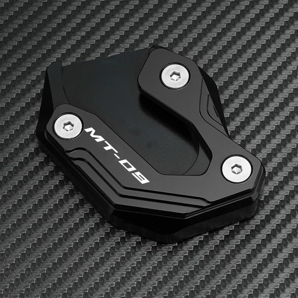 ECVHIPKLG Stand Pad Extension Für Y&AMAHA MT-09 MT09 MT 09 SP Tracer 900 2014-2020 Motorrad Zubehör Ständer Fuß Seitenständer Verlängerung Enlarger Pad(18) von ECVHIPKLG