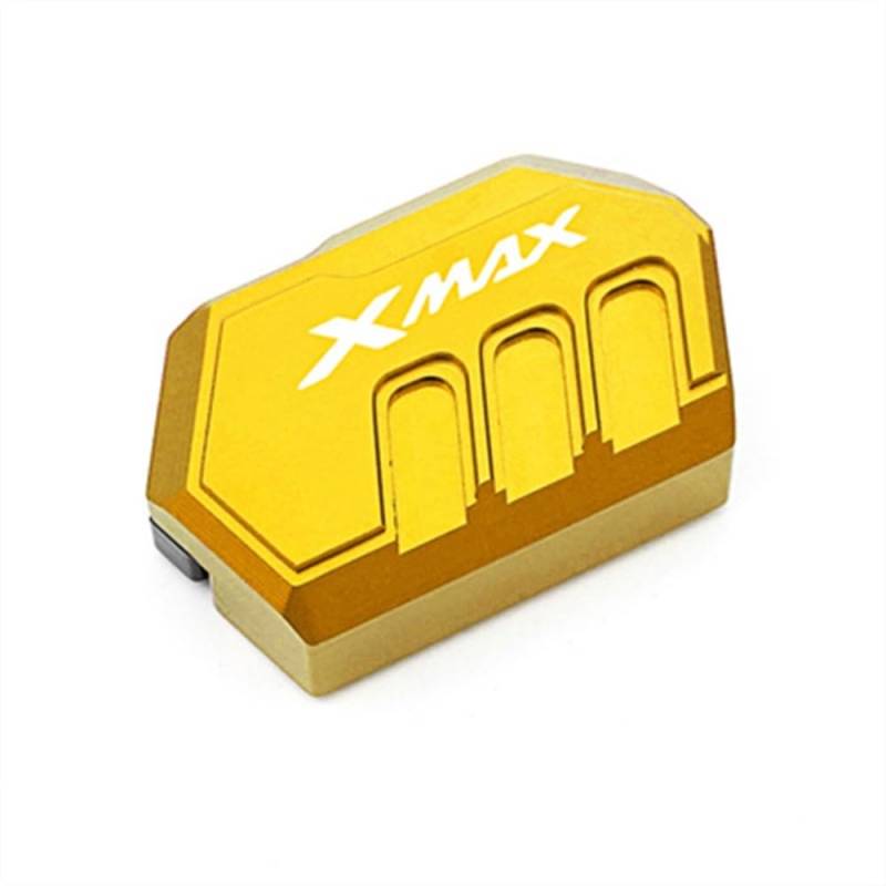 ECVHIPKLG Stand Pad Extension Für Y&AMAHA Xmax 300 125 250 400 XMAX300 Xmax250 Xmax400 Motorrad CNC Seite Stehen Enlarger Kickstand Pad X-MAX(C-Gold) von ECVHIPKLG