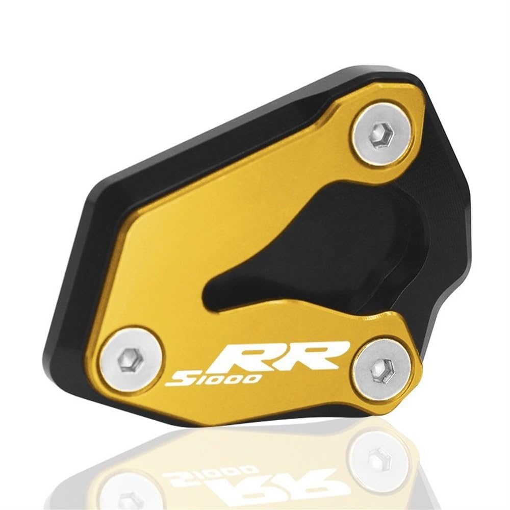 ECVHIPKLG Stand Pad Extension Motorrad CNC Ständer Vergrößern Platte Fuß Seite Stehen Enlarger Erweiterung Unterstützung Pad Für B&MW S1000R S1000RR 2019-2023(8) von ECVHIPKLG