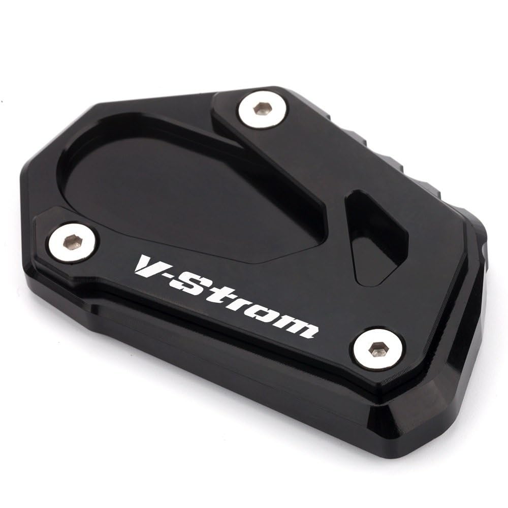 ECVHIPKLG Stand Pad Extension Motorrad Fuß Seite Stehen Enlarger Erweiterung Kickstand Pad Platte Anti-Slip Für Suzuki V-Strom 1000 1050 VSTROM V Strom 1050XT(V-Strom-1) von ECVHIPKLG