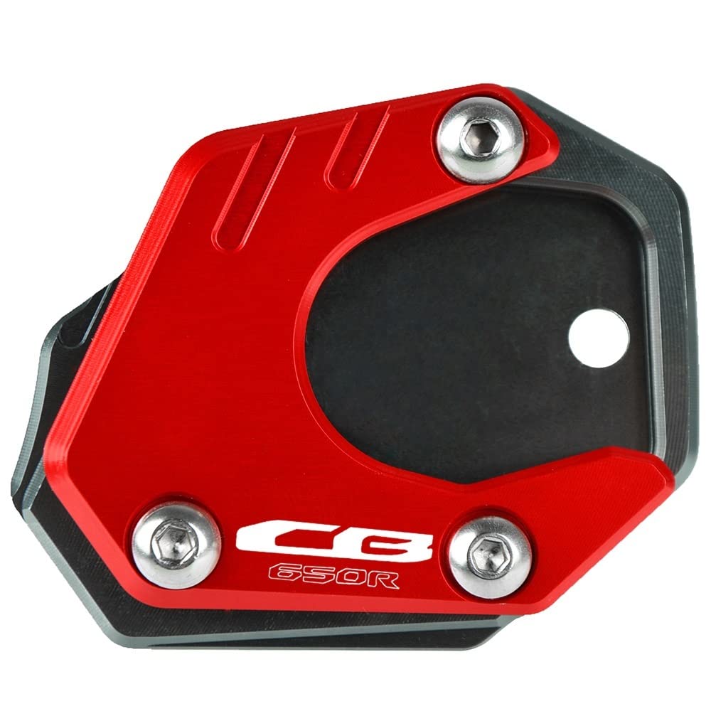 ECVHIPKLG Stand Pad Extension Motorrad Seite Stehen Vergrößern Platte Ständer Verlängerung FÜR H&ONDA CB 650R 650 R CB650R Neo Sports Cafe 2019-2020 2021 2022(8) von ECVHIPKLG