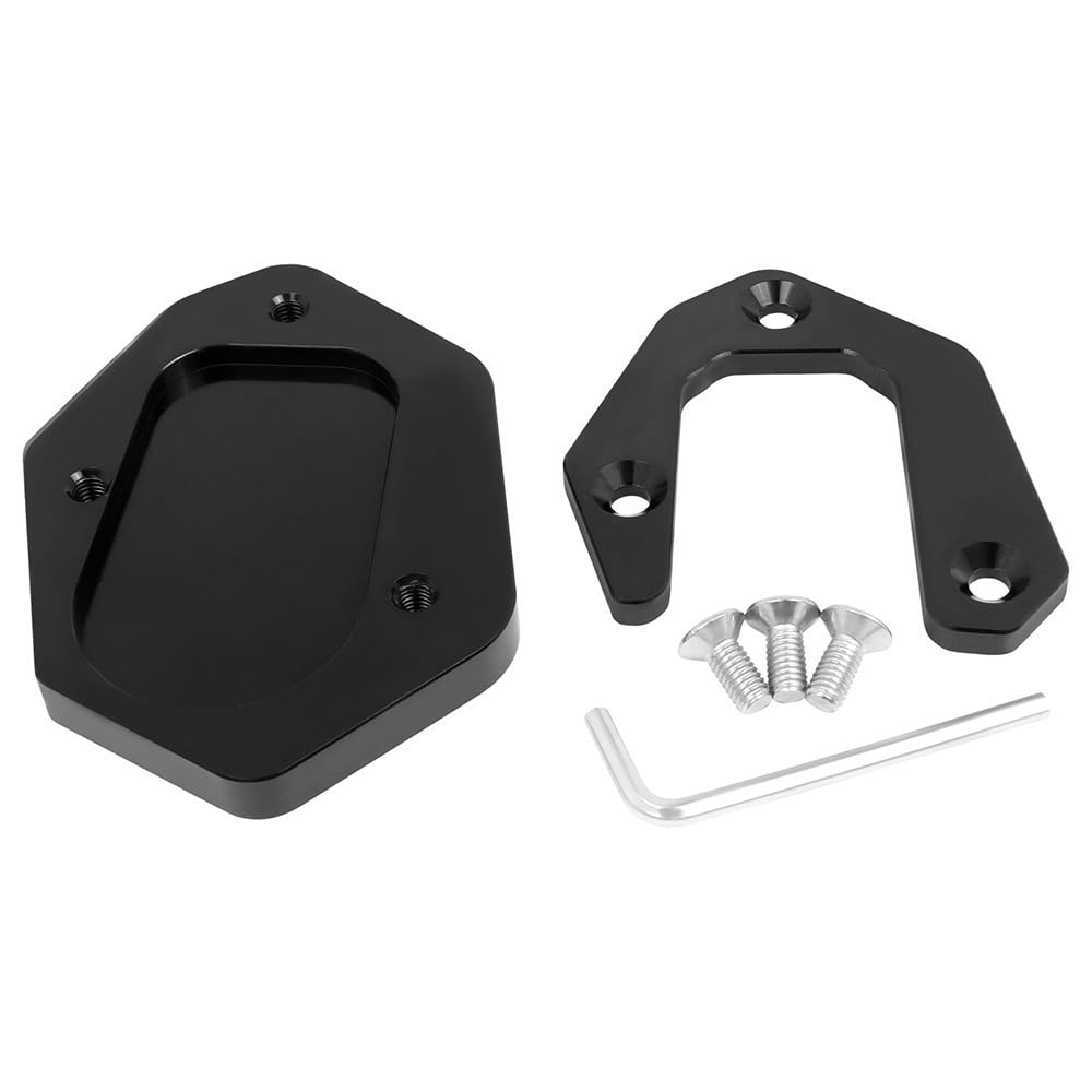 ECVHIPKLG Stand Pad Extension Motorrad Seitenständer Vergrößerer Kickstand Fußablage Für B&MW F 850 ​​GS F850GS F750GS F850 GS F 750 GS 2018 2019 2020 2021 2022 2023(12) von ECVHIPKLG