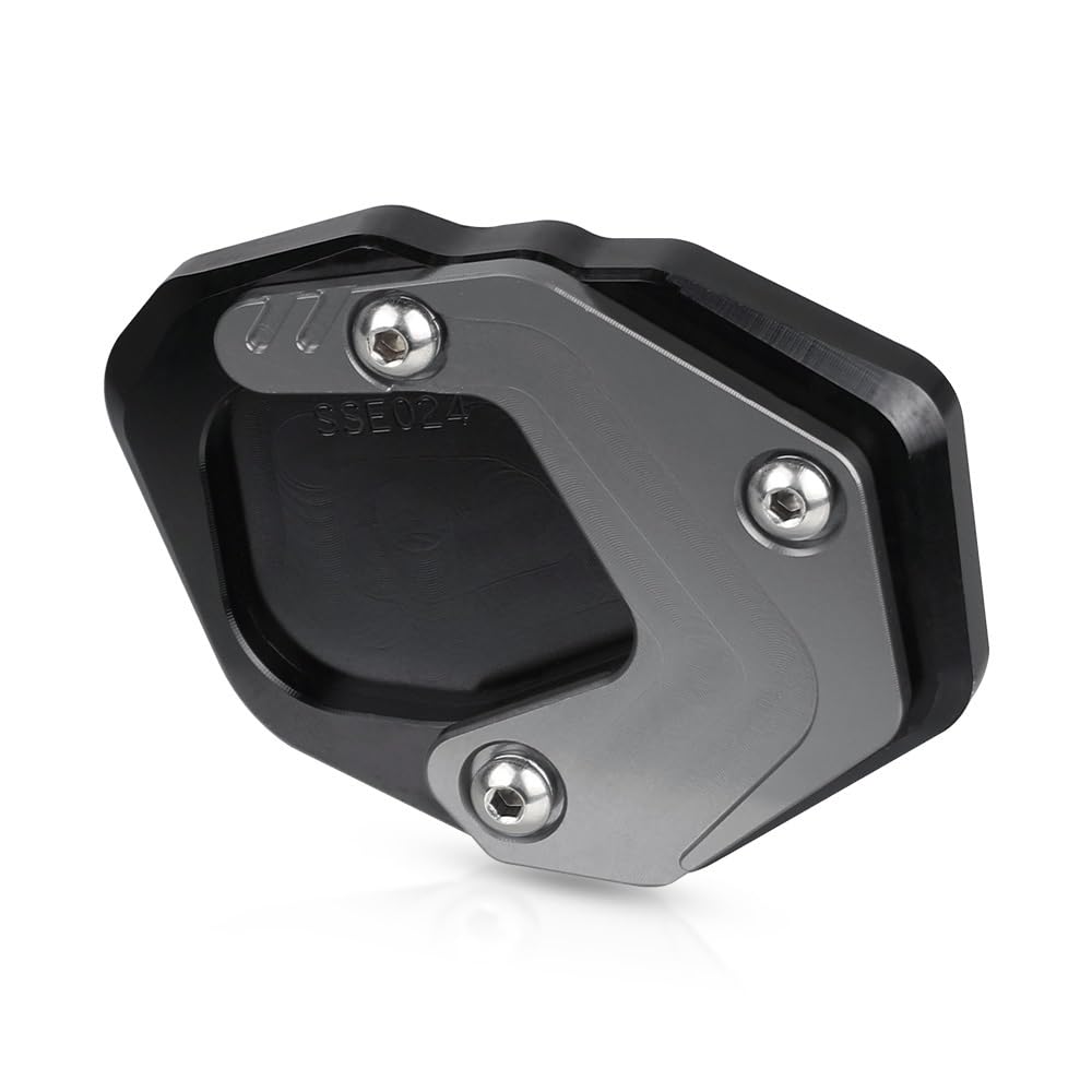 ECVHIPKLG Stand Pad Extension Motorrad SideKickstand Ständer Fuß Seite Stehen Verlängerung Pad Unterstützung Platte Für B&MW G310GS 2019 2020 2021 2022 2023(12) von ECVHIPKLG