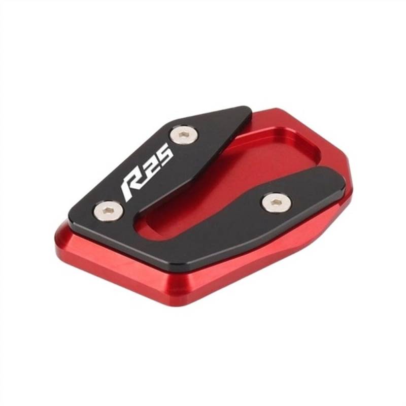 ECVHIPKLG Stand Pad Extension Motorrad Ständer Fuß Seite Verlängerung Pad Unterstützung Platte Vergrößern Ständer Für Y&AMAHA YZF-R3 YZF-R25 YZFR3 YZFR25 YZF R3 R25 21-22(R25-2) von ECVHIPKLG