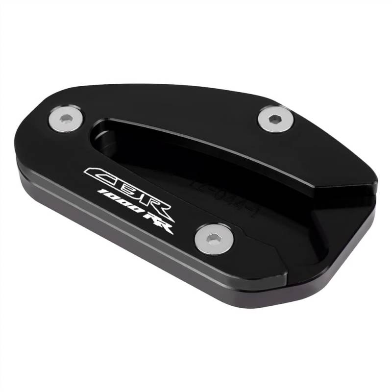 ECVHIPKLG Stand Pad Extension Motorrad Ständer Verlängerung Platte Für H&ONDA CBR1000RR SP1 CBR 1000RR CBR 1000 RR 2017-2021 Fuß Seite Stehen Enlarger Pad(Logo 1) von ECVHIPKLG