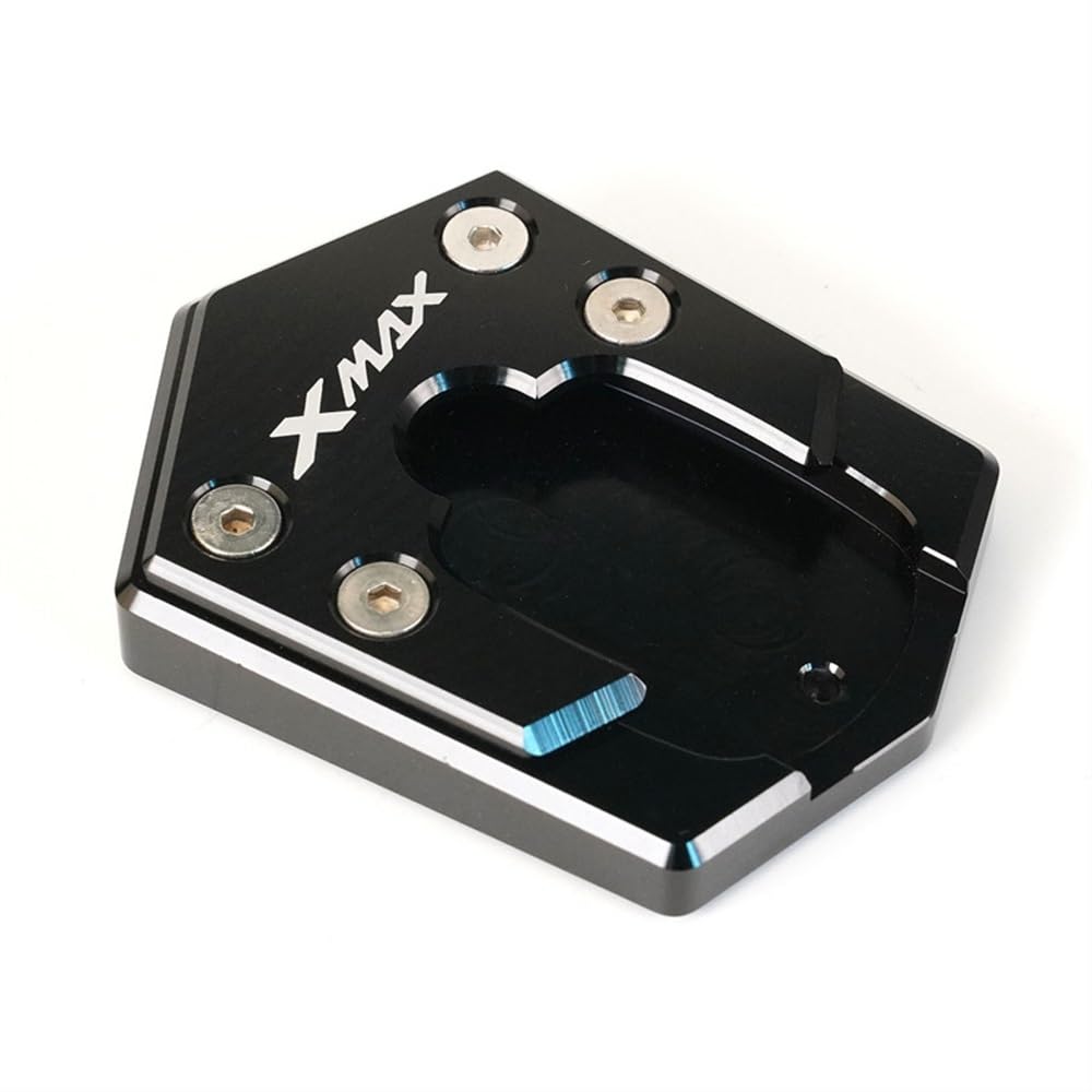 ECVHIPKLG Stand Pad Extension Ständervergrößerung Für Y&AMAHA Xmax X-MAX 125 250 300 400 XMAX300 2017 2018 2019 2020 2021 Motorrad-Seitenständer-Verlängerungsplatte(1) von ECVHIPKLG