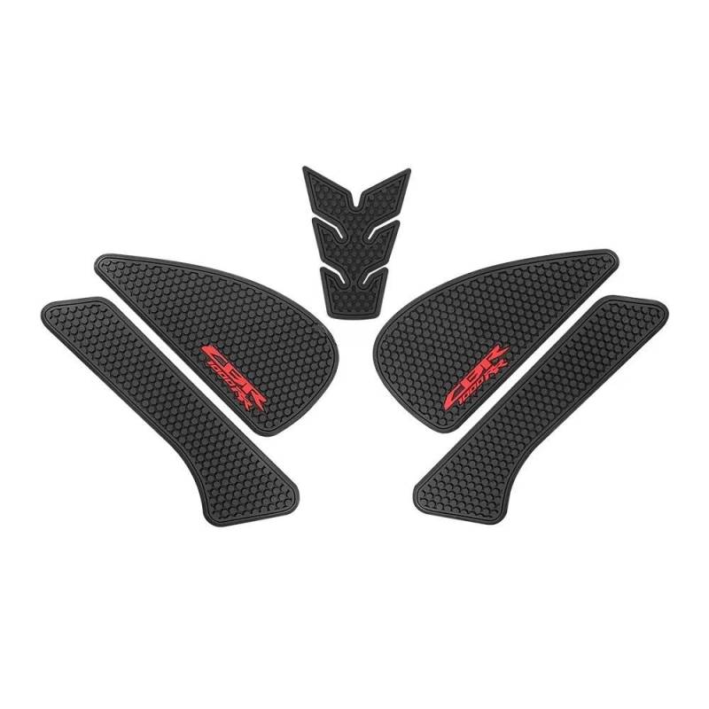 ECVHIPKLG Tankaufkleber Pad Für CBR1000RR-R Fireblade SP 2020 2021 2022- Motorrad Seite Kraftstoff Tank Pad Schutz Aufkleber Knie Grip Traktion Pad(A Set) von ECVHIPKLG