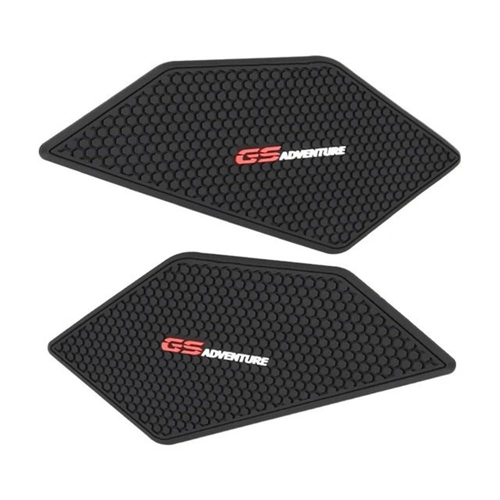 ECVHIPKLG Tankaufkleber Pad Für GS 1200 R1200GS R 1200 GS R1200 Abenteuer 2008 2010 Seite Kraftstoff Tank Pad Aufkleber Motorrad Knie Grip Traktion Tank Pad(Black) von ECVHIPKLG