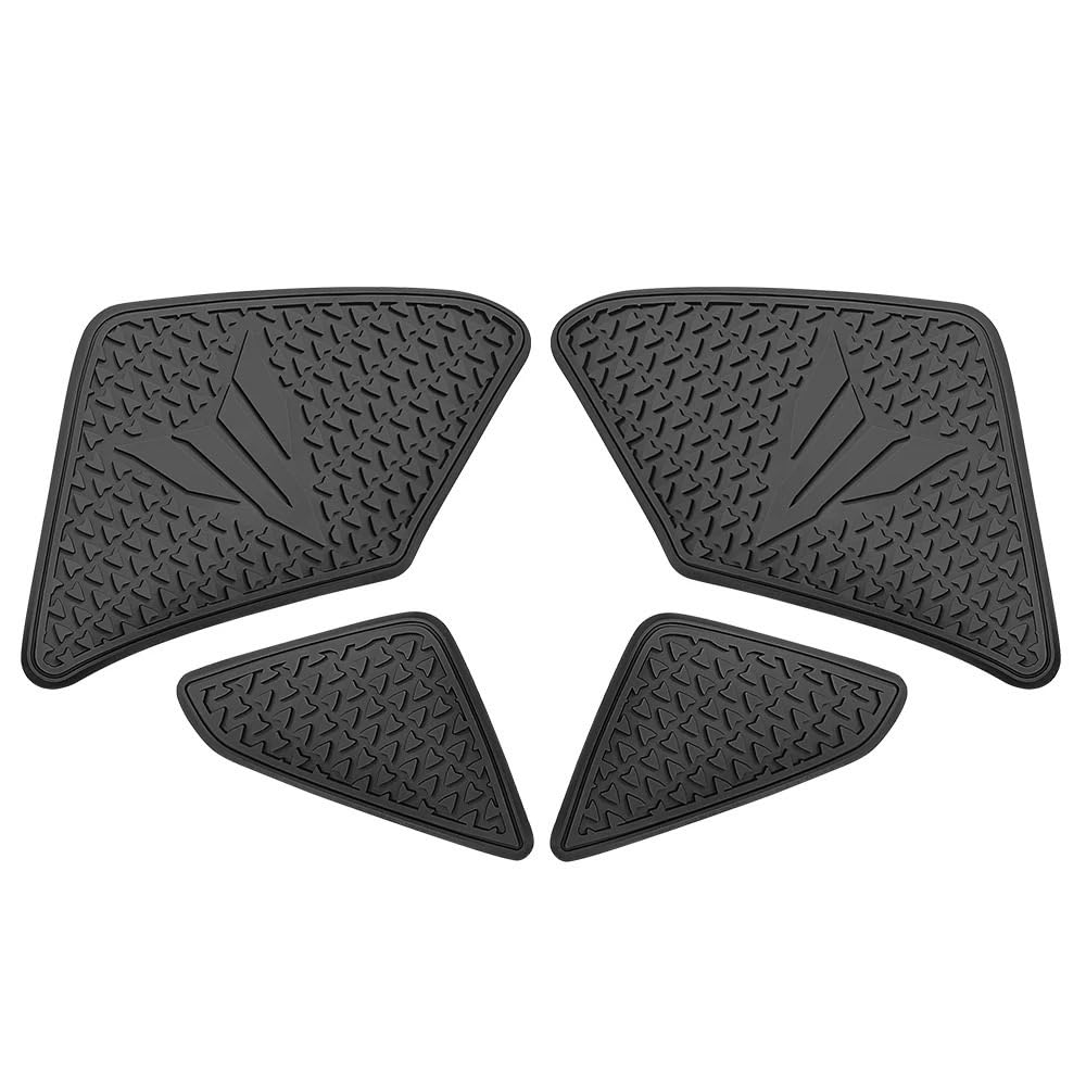 ECVHIPKLG Tankaufkleber Pad Für MT 125 2023-Tank Pad Kraftstoff Tank Pad Anti-Slip Seite Kraftstoff Tank Pad Knie Pad Grip Pad MT125 Motorrad Zubehör von ECVHIPKLG