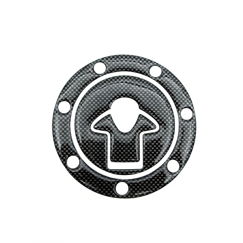 ECVHIPKLG Tankaufkleber Pad Universal Motorrad Für Für Suzuki Für Für Carbon Fuel Gas Öl Kappe Tank Pad Tankpad Schutz Aufkleber(Black 06) von ECVHIPKLG