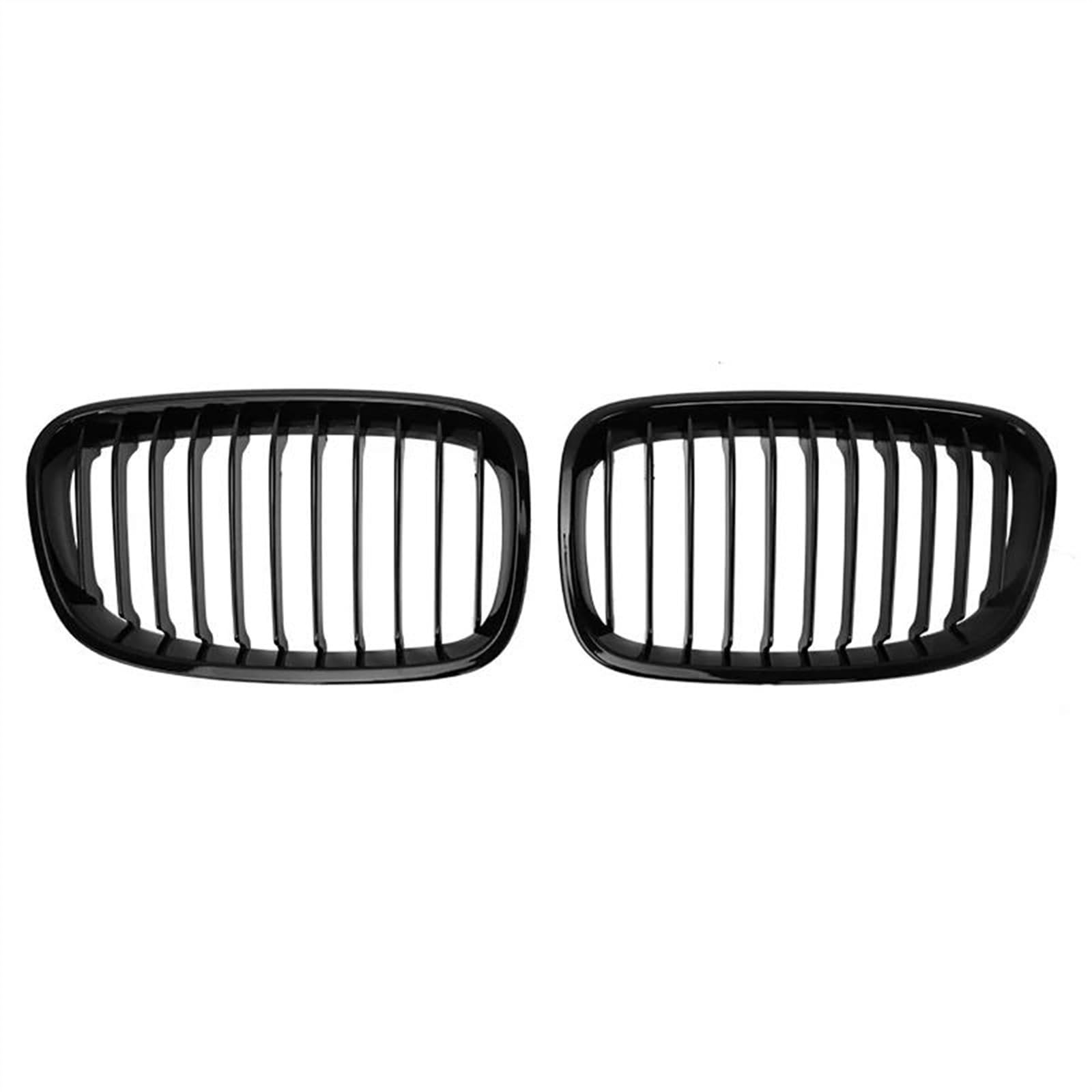 Auto Frontgrill Für B&MW 1er F20 F21 116i 118i 2011-2014 Auto-Frontgrill Nierengitter Schwarz Glänzend Renngrill-Zubehör Frontstoßstangen-Kühlergrill von ECZDDEFS