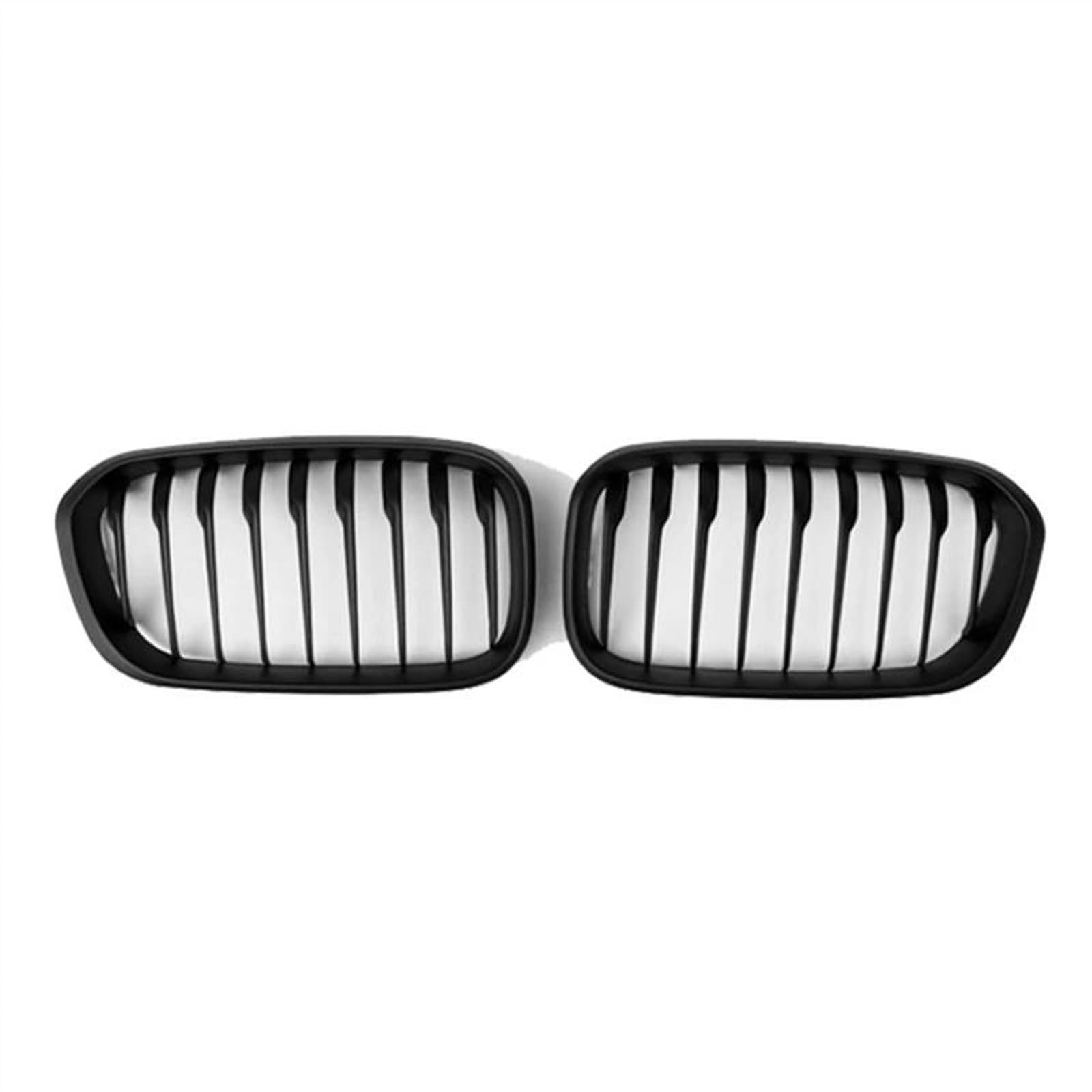 Auto Frontgrill Für B&MW F20 F21 118i 120i 125i 2015-2018 Autonieren-Ersatz-Frontgrill Renngrill Schwarz Glänzende Grills Frontstoßstangen-Kühlergrill(Matte Black) von ECZDDEFS