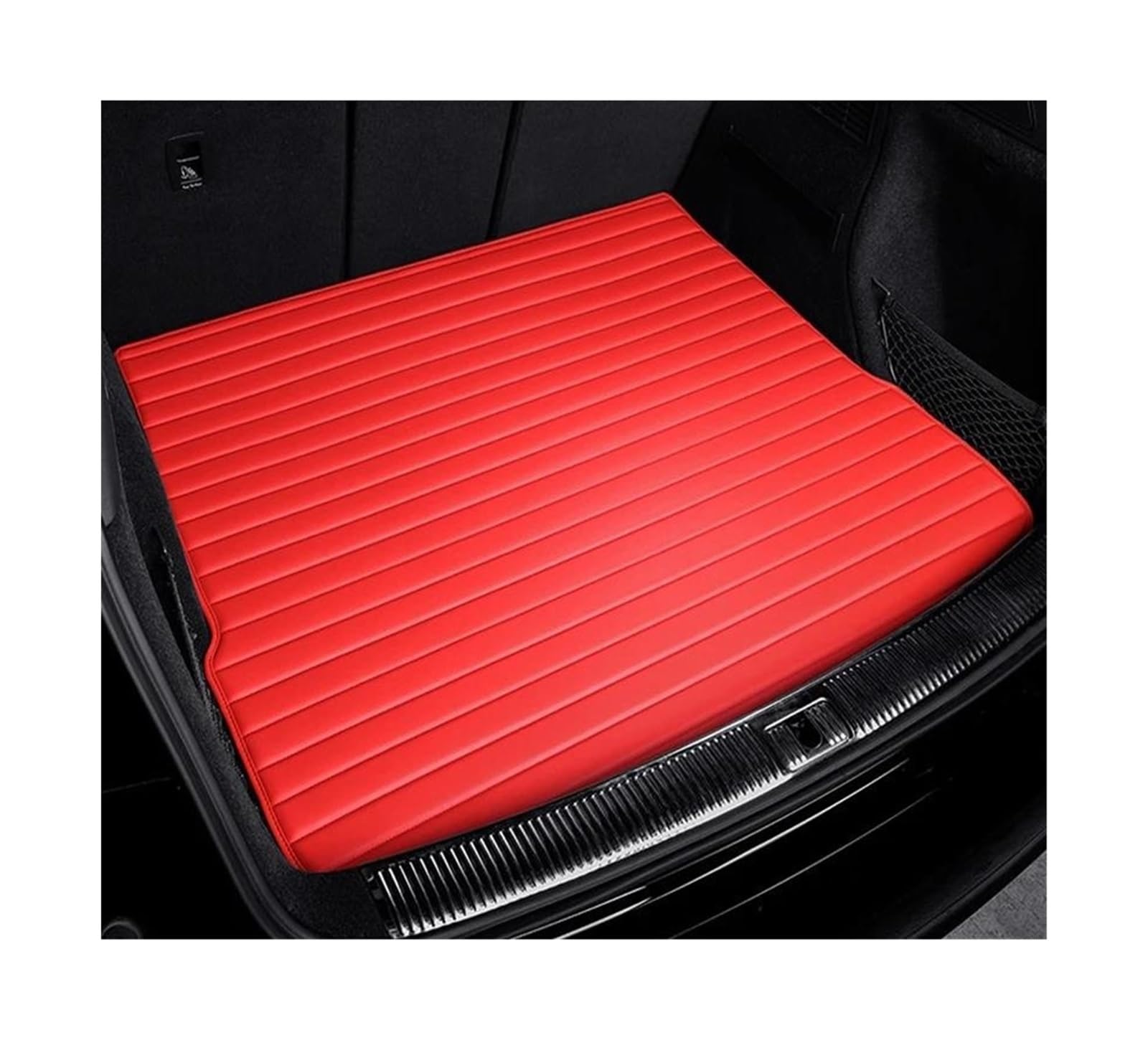 Kofferraummatten Autoteppich-Innenausstattungsdetails Zubehör Kofferraummatten Im Individuellen Stil Für B&MW E87 1er E81 E82 F20 F21 Kofferraum Schutzmatte(Rot) von ECZDDEFS