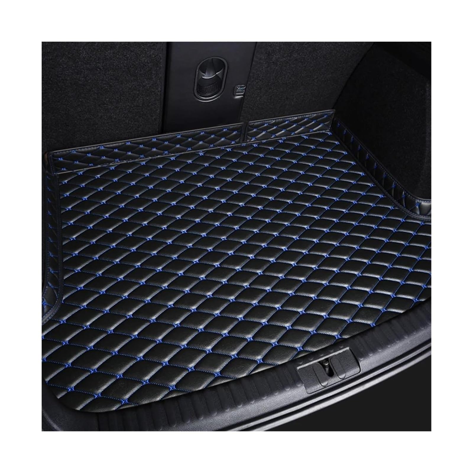 Kofferraummatten Für B&MW 7er E65 E66 E68 2001-2008 F01 F02 2008-2015 G11 G12 2015-2022 Maßgeschneiderte Kofferraummatte Autoteppich-Zubehör Kofferraum Schutzmatte(Black blue) von ECZDDEFS