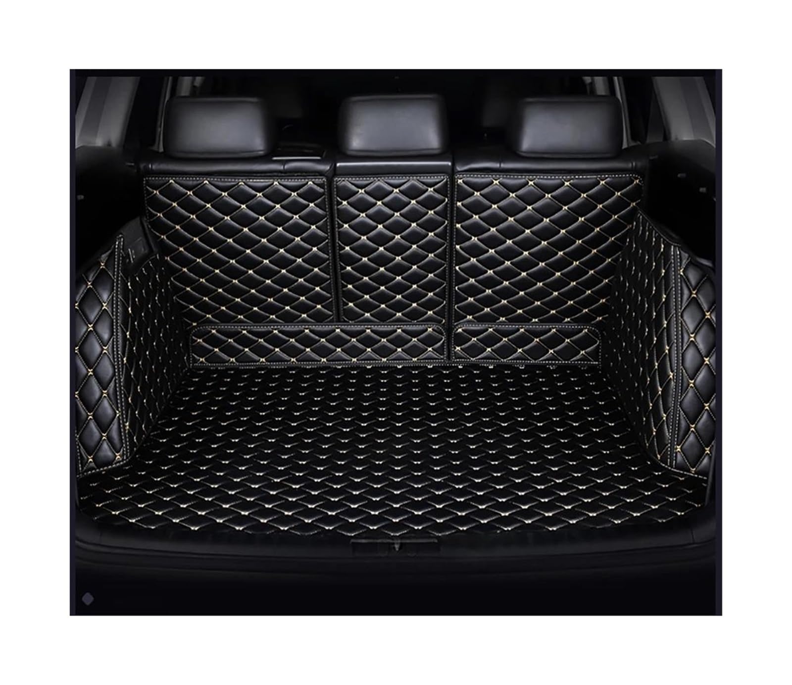 Kofferraummatten Maßgefertigte Kofferraummatten Autobodenschutz Teppich Innenausstattung Für B&MW X4 F26 G02 X6 E71 F16 G06 Kofferraum Schutzmatte(Black beige) von ECZDDEFS