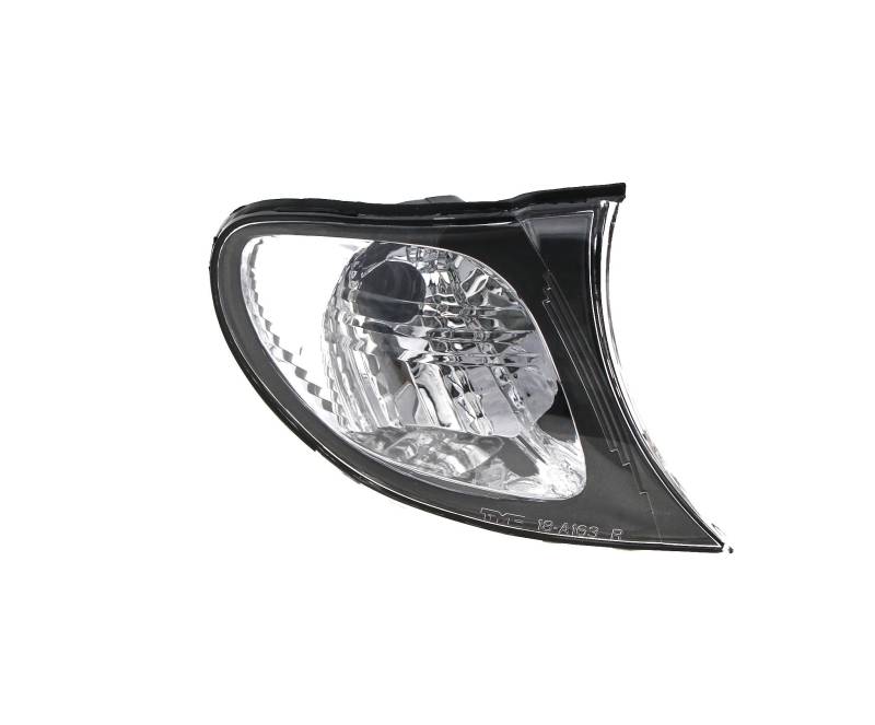 EDA PREMIUM auto Eckleuchte, Blinker, Licht Rechts Transparent 63136914200 passend für BMW 3 E46 2001-2005, SDN, TOURING, schwarzer Rand, Transparent von EDA PREMIUM