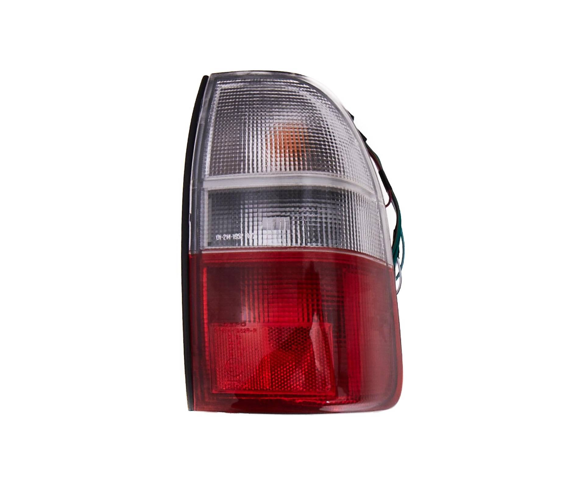 EDA PREMIUM auto Rückleuchte, Rücklicht, Heckleuchte Rechts Weiß Rot MR109128 passend für MITSUBISHI L200 III 2001-2005, (96-), Weiß/Rot, ECE von EDA PREMIUM