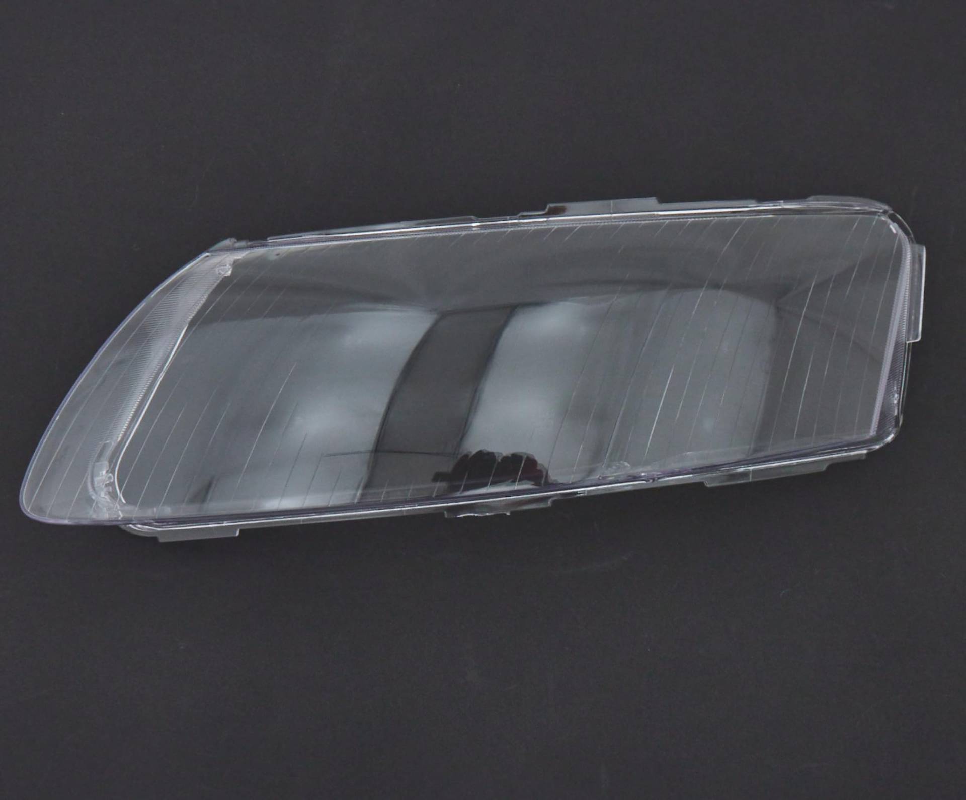 EDA PREMIUM auto Scheinwerfer, Glas, Linse, Abdeckung Links Transparent passend für 4udi A6 C6 2005-2008 Transparent von EDA PREMIUM