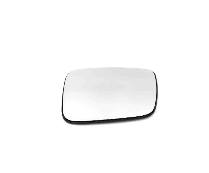 EDA PREMIUM auto Spiegelglas mit Pad Rechts 701857522G passend für VW TRANSPORTER T4 / CARAVELLE 1990-2003, beheizt, Chromglas, CONVEX von EDA PREMIUM