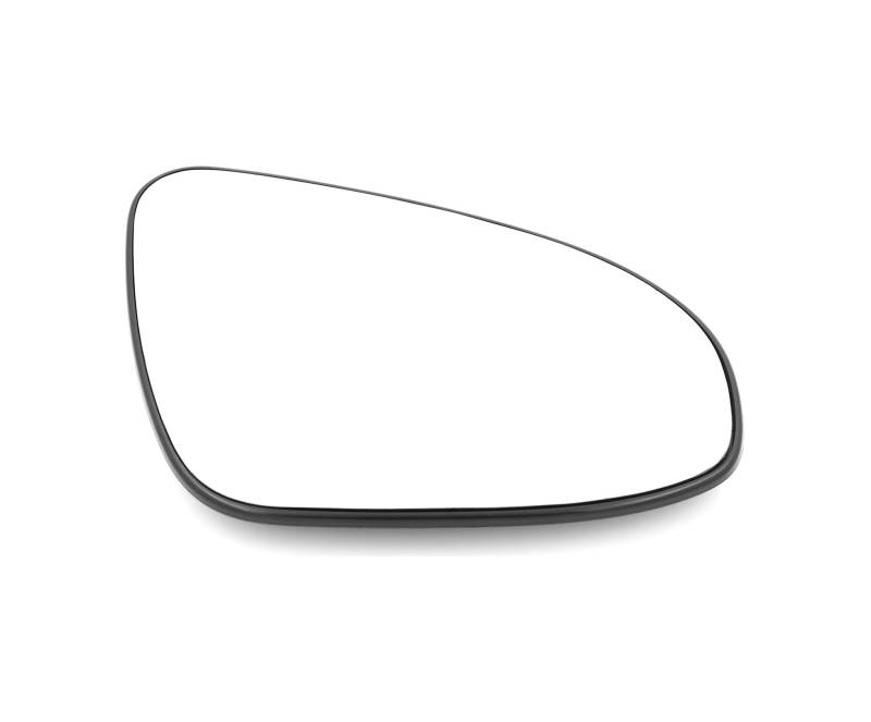 EDA PREMIUM auto Spiegelglas mit Pad Rechts 879080D600 passend für TOYOTA YARIS H/B 2011-2014, beheizt, Chromglas, CONVEX von EDA PREMIUM