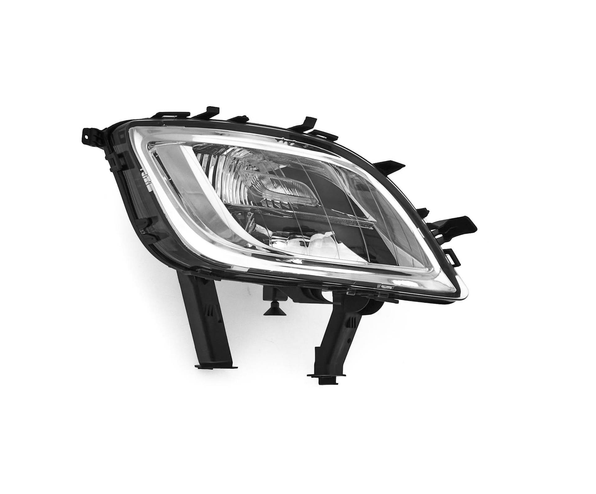 EDA PREMIUM auto Stoßstange, Nebelscheinwerfer, Lampe Rechts Silberner Rand 1226106 passend für OPEL ASTRA J 2009-2015, 5 DR, SDN, Sports Tourer, (09-12), H10, PSY24W, mit Blinker von EDA PREMIUM