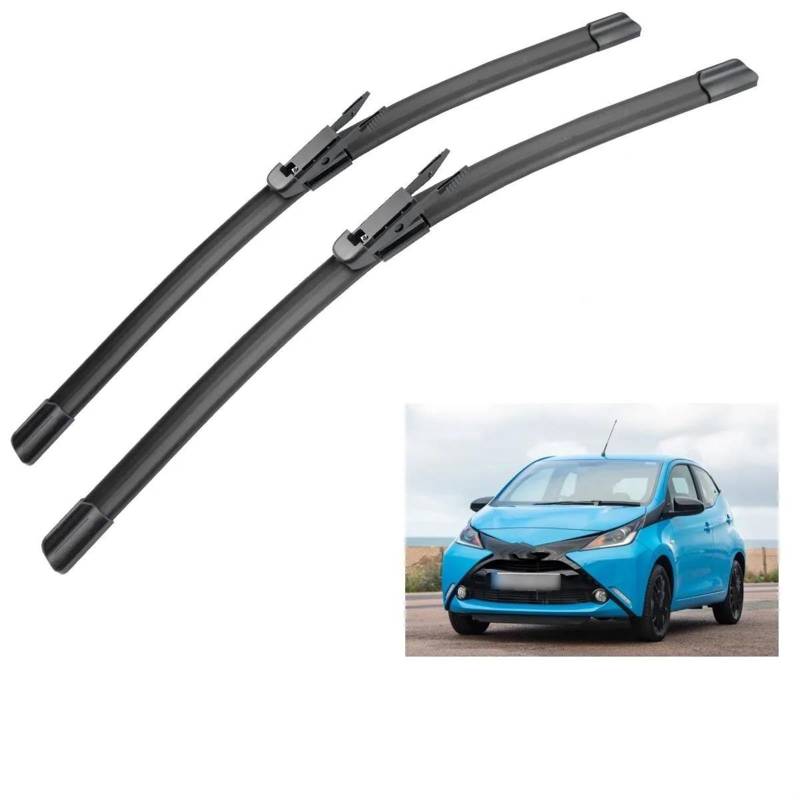 Frontwischerblätter für Toyota Aygo MK2 Windschutzscheibe Windschutzscheibe Fenster 26"+12" 2014 2015 2016 2017 2018 2019 2020 Scheibenwischerblattsatz von EDKAY