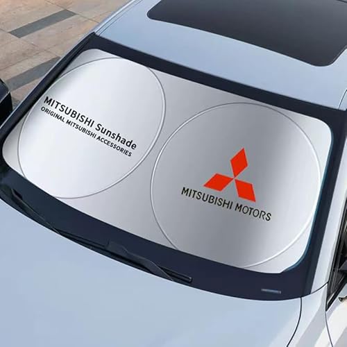 Sonnenschutz Auto Frontscheibe für Mitsubishi Attrage 2019-2023, Faltbar Sonnenschirm Sonnenblende für Windschutzscheibe UV Schutz Frontscheibenabdeckung Auto Zubehör von EDOTJD