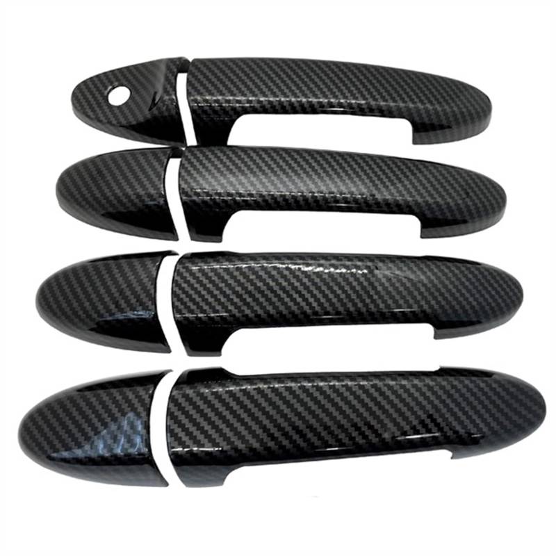 EDSXWUN Außentürgriffe Schutz Schale Kompatibel Mit Ford Für Escape Für Mercury Für Mariner 2008 2009 2010 2011 2012 Auto-Außentürgriffabdeckung Türgriff Dekorativ(Carbon Fiber) von EDSXWUN