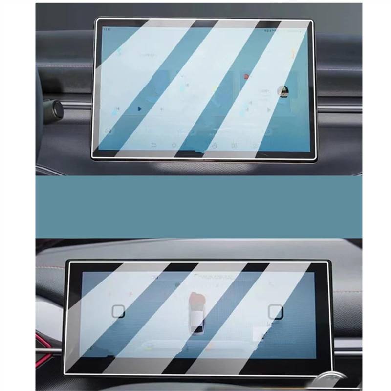 EDSXWUN Auto Navigation Protector Kompatibel Mit BYD Für Atto 4 2022 2023 Autonavigations-Displayschutzfolienaufkleber Displayschutzfolie Aus Gehärtetem Glas Autozubehör(1set) von EDSXWUN