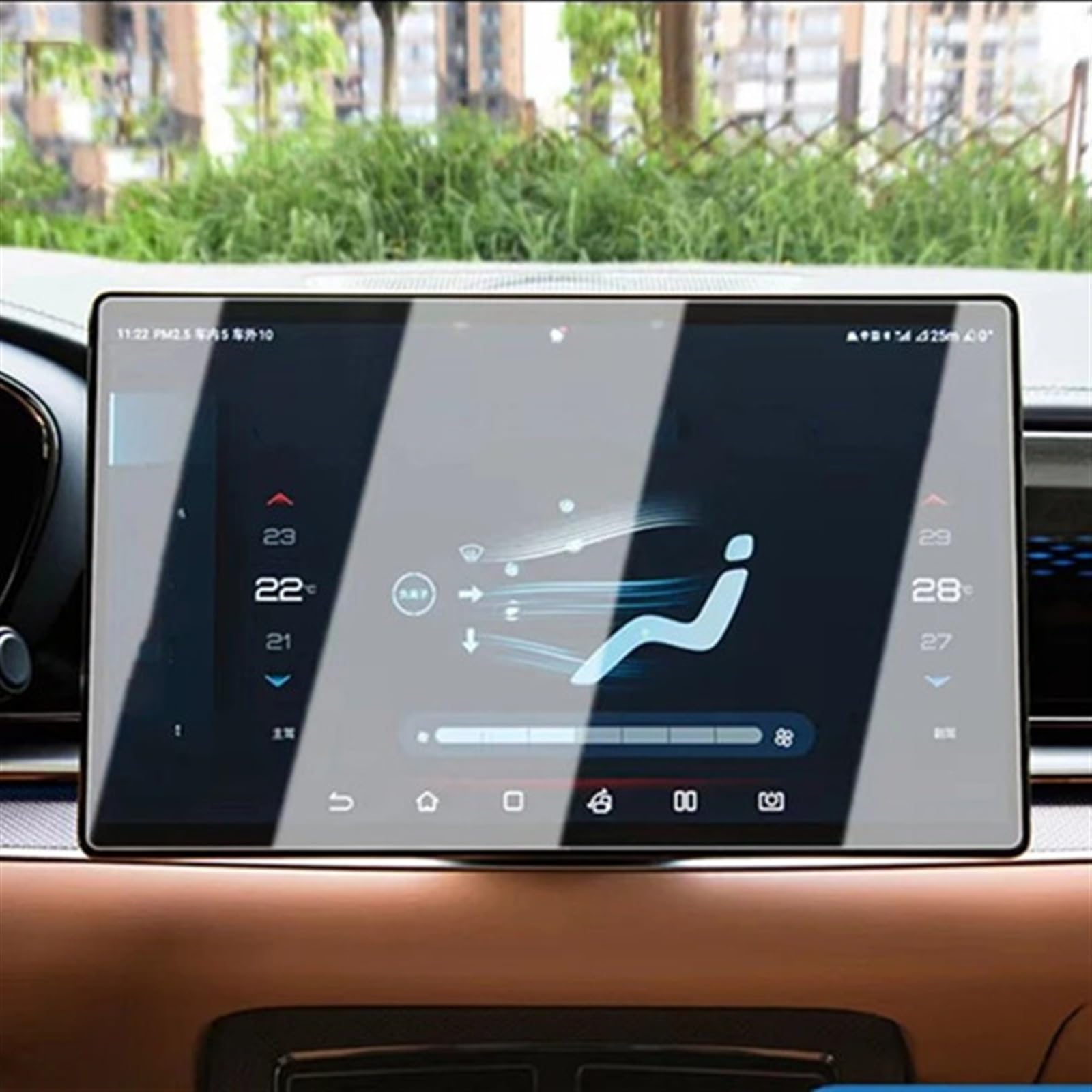 EDSXWUN Auto Navigation Protector Kompatibel Mit BYD Für Song Plus EV 2022 Autoinnenraum Mittelkonsole Transparente Displayschutzfolie Armaturenbrett Monitor Schutzfolie(12.8inch GPS) von EDSXWUN