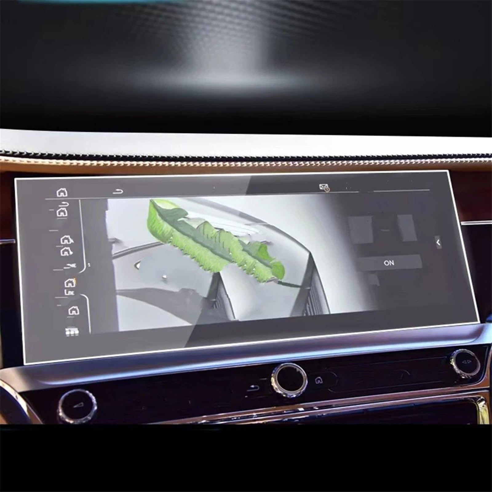 EDSXWUN Auto Navigation Protector Kompatibel Mit Bentley Für Flying Für Spur 2020 2021 2022 12,3 Zoll Autoinstrument Transparente Schutzfolie Autoinnenraumschutzfolie von EDSXWUN